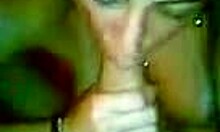 Blond beauty with tan lines sucking cock in POV 😏