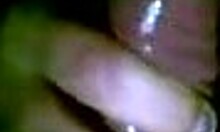 small-dicked guy scores a wet blowjob outdoors at night