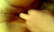 Redhead's smooth pussy fingered and fucked hard in pov close-up