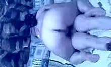 big booty brunette rides a throbbing boner on cam