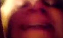 this pov close-up shows the blonde amateur in action