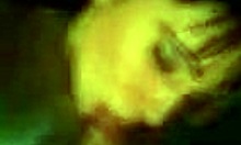 Intriguing close-up session with a brunette amateur performer