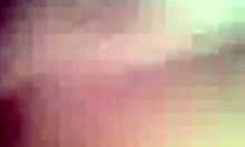 Black bra girlfriend getting creampied on camera