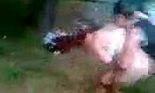 omg, this kinky outdoor session got wild real quick! 😜