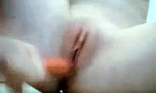 Hot Blonde Girlfriend Uses Toys For Anal Masturbation On Webcam