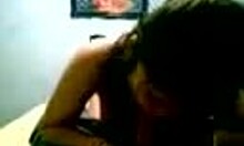 Busty teen strips and blows intensely on cam!