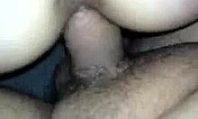 Pale bubble butt hottie takes big cock doggystyle