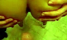 Blonde hottie proud of her achievement