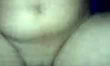 i'm a chubby bbw wife getting fucked missionary, he cummed on my tits