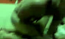 Asian girlfriend getting doggy style drilled on a bed!