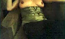 Busty Hottie Masturbates in Tiny Panties on Webcam