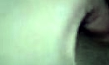 horny amateur goes wild with a banana on camera, close-up of her shaved pussy masturbation.