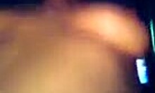 this pov close-up shows the blonde amateur in action