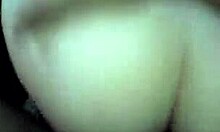 Pale bubble butt hottie takes big cock doggystyle