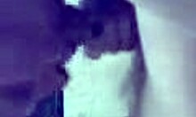 Naughty housewife amateur sucks small cock with tongue on cam