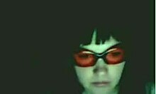 Vixen stars shades clad in solo striptease revealing her assets