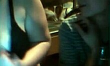 Two amateur GFs show big tits on webcam 😘