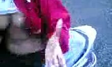 Exotic Amateur Boldly Flashing Big Tits Outdoors