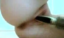 Hot Blonde Girlfriend Uses Toys For Anal Masturbation On Webcam