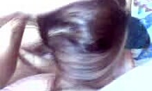 Dark-Haired Teen Prostitute Endures Double Penetration Doggystyle on Webcam