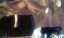 Playful Blonde With Bangs Jumping Around And Looking Hot