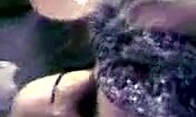 Mask-Wearing Amateur Slut Sucking Big Fat Dick