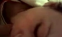 Teen sucks thick cock