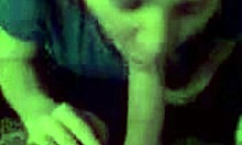 I's watching this brown-haired amateur sucking fat cock in POV, so hot!