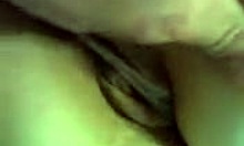 Tiny panties barely cover hot amateur holes