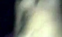 Blond-Haired Teen Sucks Dick While Masturbating with Big Tits