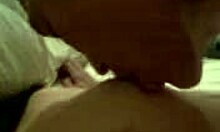 Hairy pussy hoe riding massive dong on cam