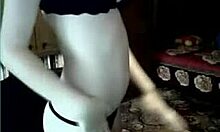 sporty blonde strips her nubile body on cam