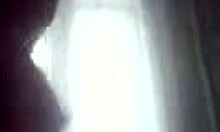 leggy milf strips in black stockings 😍