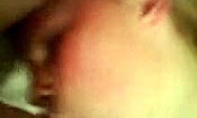 Pantyhose blonde gets face-fucked brutally