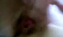 Playful brunette girlfriend shows off her charm