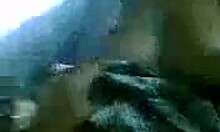 brunette girlfriend groped in parked car outdoors