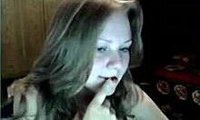 sporty blonde strips her nubile body on cam