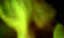 Intriguing close-up session with a brunette amateur performer