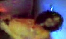 Short-Haired Brunette Strips Pale Tits On Cam