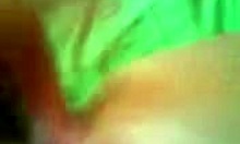 Intriguing close-up session with a brunette amateur performer