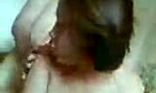 tattoo blonde amateur gives blowjob in bed 😏