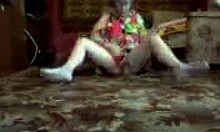 mature woman uses toys in solo webcam masturbation session