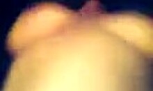 this pov close-up shows the blonde amateur in action