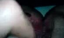 horny amateur goes wild with a banana on camera, close-up of her shaved pussy masturbation.