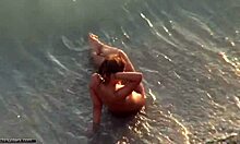 young leggy babe posin’ naked on beach... so hot!