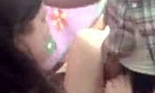 dark-haired chick gets her hot hole fucked hard.