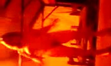 This blonde in black panties did a little strip show for fun.