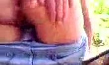Indian teen GF deepthroats and gets pounded hard outdoors from behind