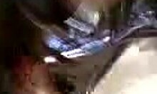 brunette milf blows outdoors naughtily