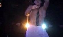 gorgeous busty blonde dances striptease with hung stripper